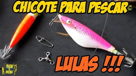 Chicote Para Pesca De Lula Como Fazer PESCAS DICAS YouTube