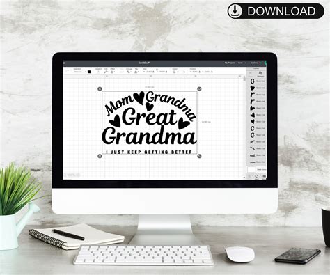 Mom Grandma Great Grandma Svg I Just Keep Getting Better Svg Etsy