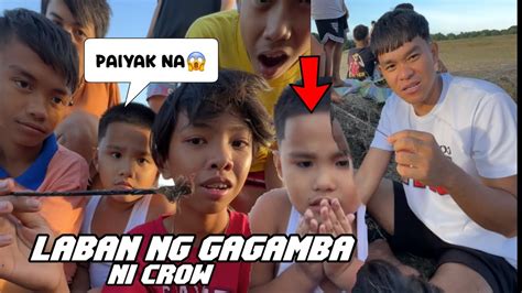 Unang Laban Ni Andrake Ng Gagamba Nya Paiyak Na Youtube