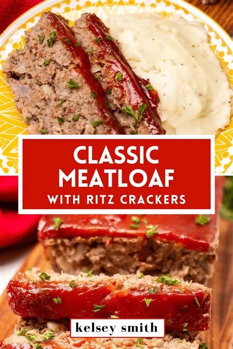 Meatloaf With Ritz Crackers By Kelsey Smith Recipe Good Meatloaf