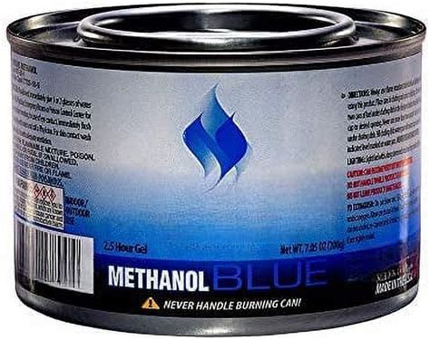 Ecoquality Chafing Dish Fuel Cans Hour Burn Time Methanol Blue