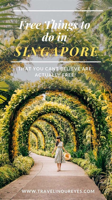 Cool Free Things To Do In Singapore Artofit