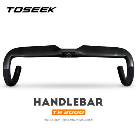 TOSEEK Bike Carbon Road Handlebar TR 3000 UD Matt Bicycle Handle Bar