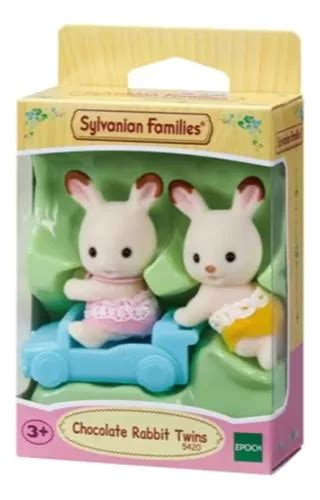 Conejos Rabbit Gemelos Sylvanian Ternurines Calico Critters Meses Sin Interés