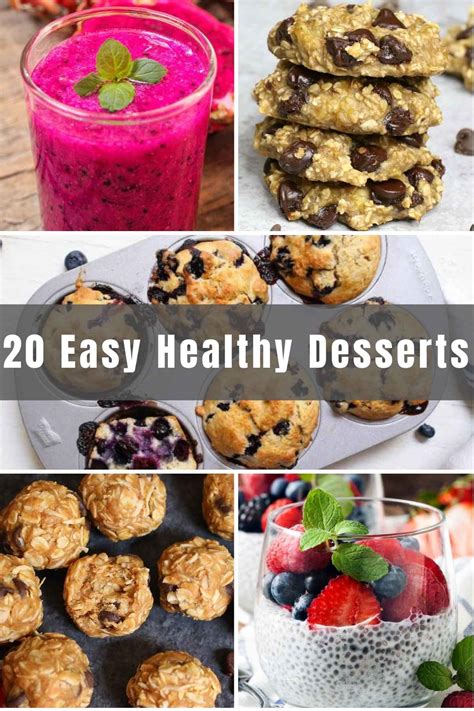 Delicious Healthy Desserts