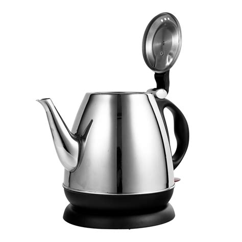 Stainless Steel Metal Electric Kettle Tea Pots Kettle with Tea and Coffee - 1.0L Coffee Kettle ...