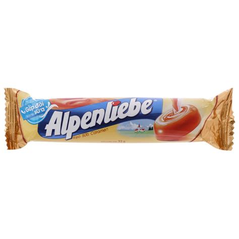 Alpenliebe Rich Milky Caramel Candy Roll 32g