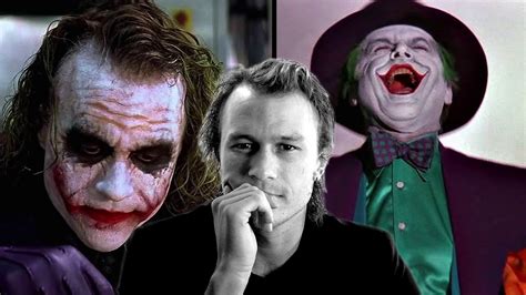 Heath Ledger Talks About Jack Nicholson S Joker Youtube