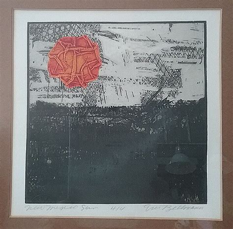 Eric Bellman Print Maker Artist Signed Hand Made Etching 4 Of 4 New Mexico Sun Ebay