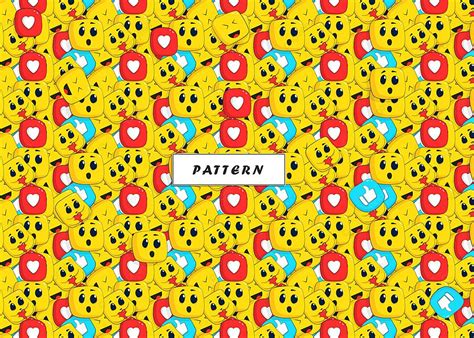 Emoji Pattern Background, Emoji Pattern, Smile Pattern, Emoji ...