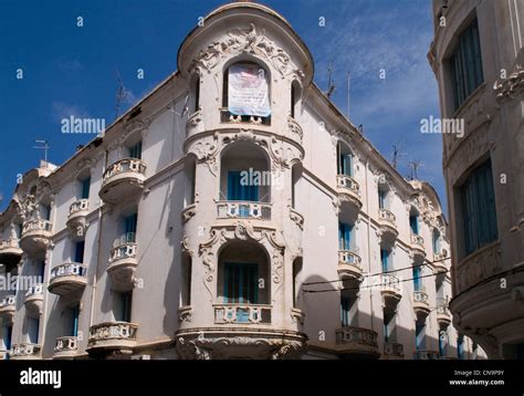 Tunisie Tunis L Architecture Coloniale Fran Aise Et L Art Nouveau