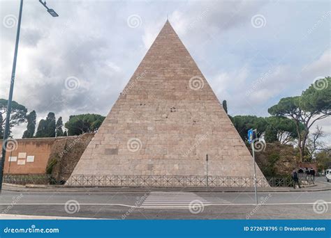 The Pyramid Of Cestius Piramide Di Caio Cestio Editorial Image Image