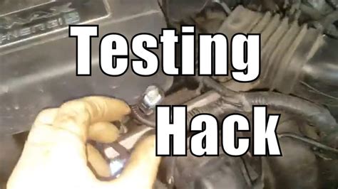 Fuel Injector Testing Hack P0201 P0202 P0203 P0204 P0302 DIY Auto