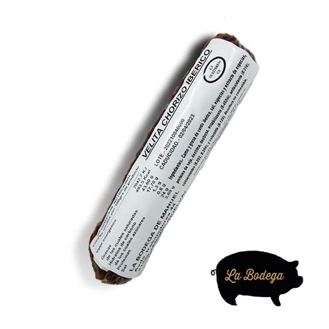 Velita Chorizo ibérico La Bodega de Manuel