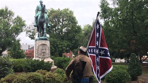 Man With Confederate Flag Ar 15 Comes To Charlottesville To Honor Robert E Lee Wjla