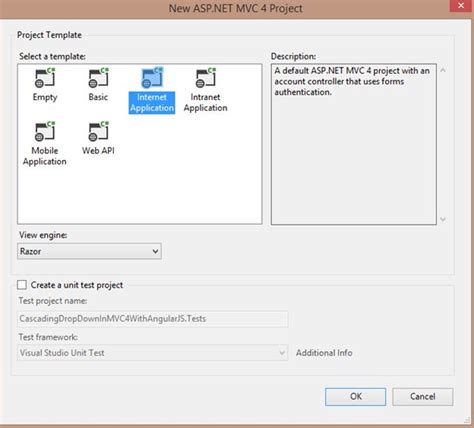 Creating A Cascading Dropdown List In MVC 4 Using AngularJS