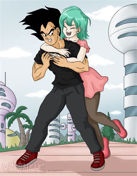 Vegeta And Bulma Hey By Mayabriefs On Deviantart Vegeta And Bulma