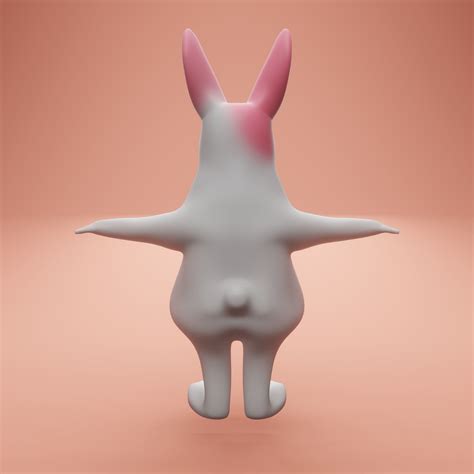 3d Model Chubby Bunny The Adventures Of A White Magic Rabbit Vr Ar