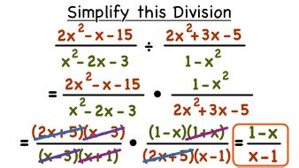 Dividing Rational Expressions Mr Williams Math Class