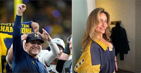 Jim Harbaugh’s daughter Grace Harbaugh has unique reaction to Michigan ...