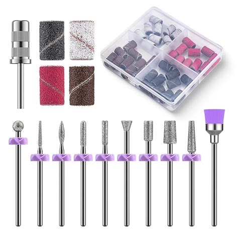 Amazon Melodysusie Nail Drill Bits Pcs Diamond Sanding Bit Set