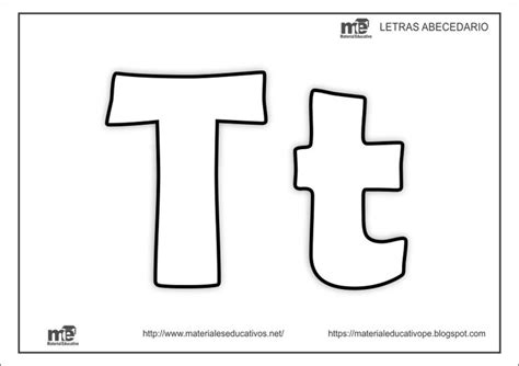 Abecedario Mayúsculas Y Minúsculas T Z