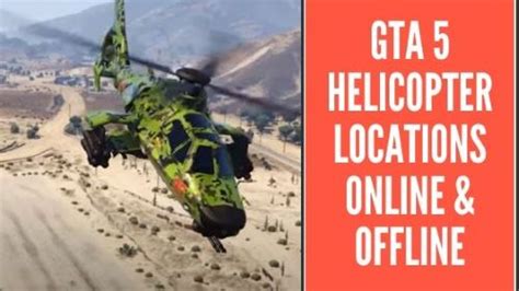 [All Locations] GTA 5 All Helicopter Locations Online & Offline