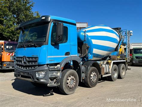 Stetter On Chassis Mercedes Benz Arocs 3240 B Concrete Mixer Truck For