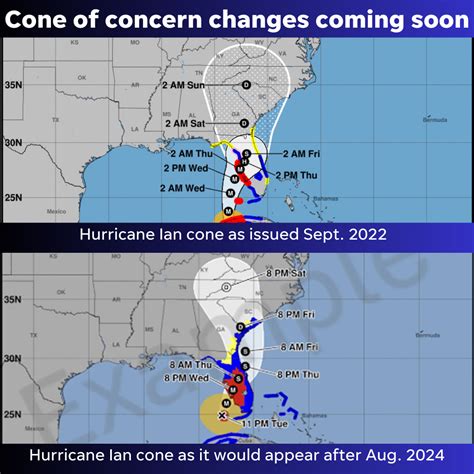 National Hurricane Center Launches New Cone Of Concern For Hurricane Ernesto