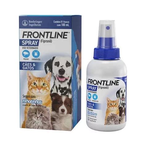 Frontline Spray 100 Ml Anti Pulgas Parcelamento Sem Juros