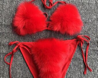 Sexy Furry Bikini Etsy