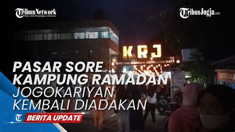 Pasar Sore Kampung Ramadan Jogokariyan Kota Yogya Kembali Diadakan