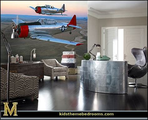 Decorating theme bedrooms - Maries Manor: airplane bedroom ideas ...