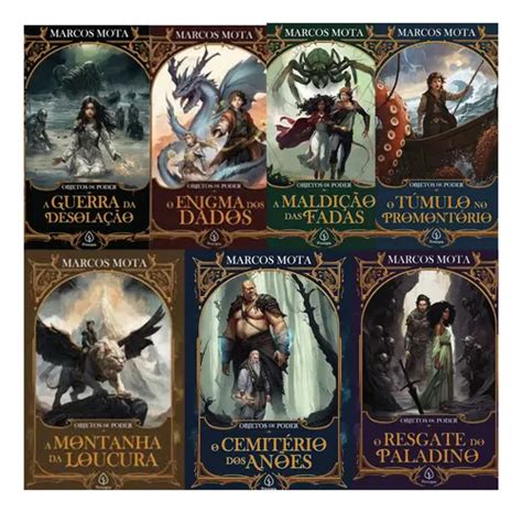 Livro De Aventura E Fantasia - Kit De 7 Livros De Fantasia E Aventura - Objetos De Poder Por Marcos ...
