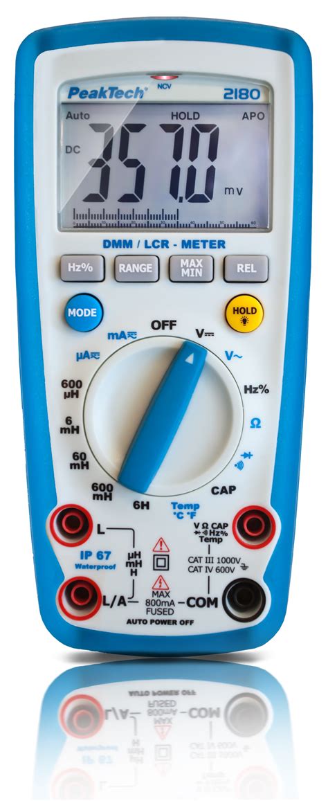 Peaktech P Digital Multimeter With Lcr Meter Counts P