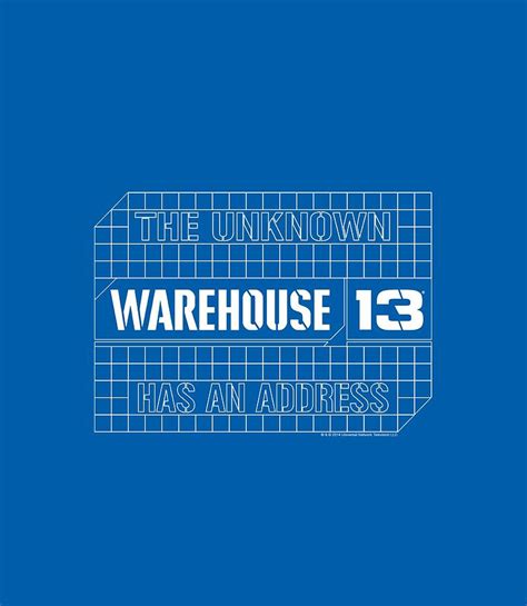 Warehouse 13 - Blueprint Logo Digital Art by Brand A