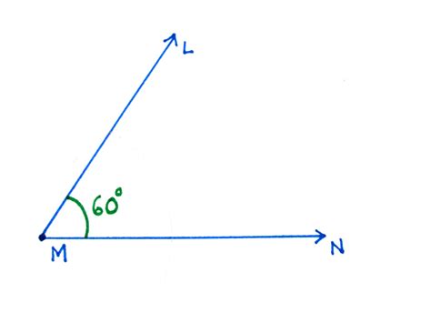 How To Construct A 60 Degrees Angle Using Compass And Ruler