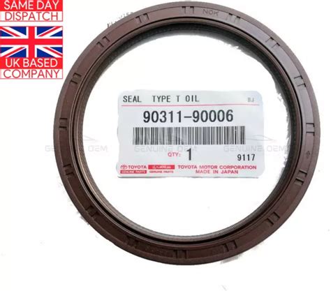 Genuine Toyota Lexus Rear Crankshaft Oil Seal For Supra Jza Gs