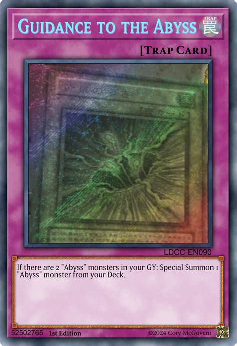 Guidance To The Abyss Cardcustom Yu Gi Oh Custom Think Tank Wiki Fandom