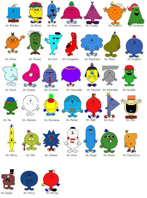 The Mr Men Redesign Project By Mrmenworld2010 On Deviantart キャラクター