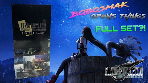 Unboxing The Final Fantasy VII Anniversary Art Museum Digital Card