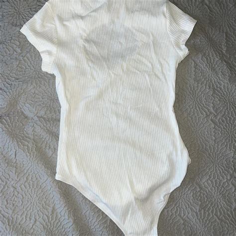 Princess Polly White Bodysuit Only Worn Twice And Depop