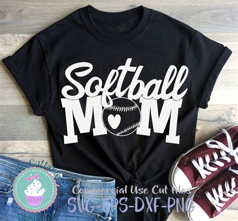 Softball Mom Softball Svg Ball Mom Svg Softball Cut File Etsy