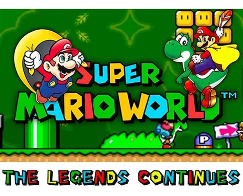 Jogo Super Mario World The Legends Continues Para Xbox One R