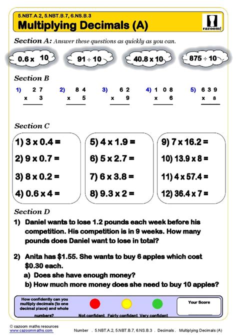 5th Grade Math Worksheets PDF | Printable PDF Worksheets