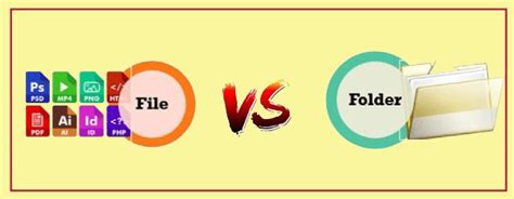 Difference Between File And Folder With Comparison Chart Off