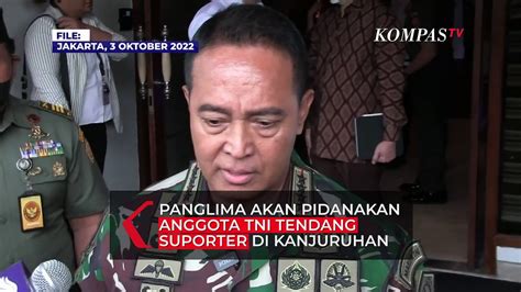 Viral Prajurit Tendang Suporter Panglima Tni Tidak Ada Mengarah Pada