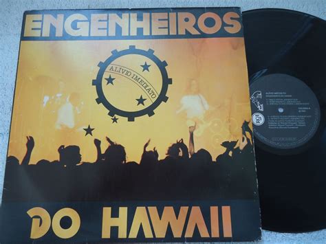 Lp Vinil Engenheiros Do Hawaii Al Vio Imediato Ao Vivo Encarte Item