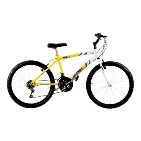 Bicicleta De Passeio Ultra Bikes Bike Aro 24 Bicolor 18 Marchas Freios