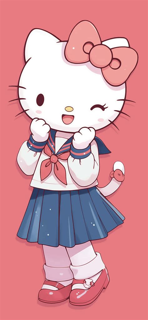 Download Hello Kitty Preppy Aesthetic Wallpaper